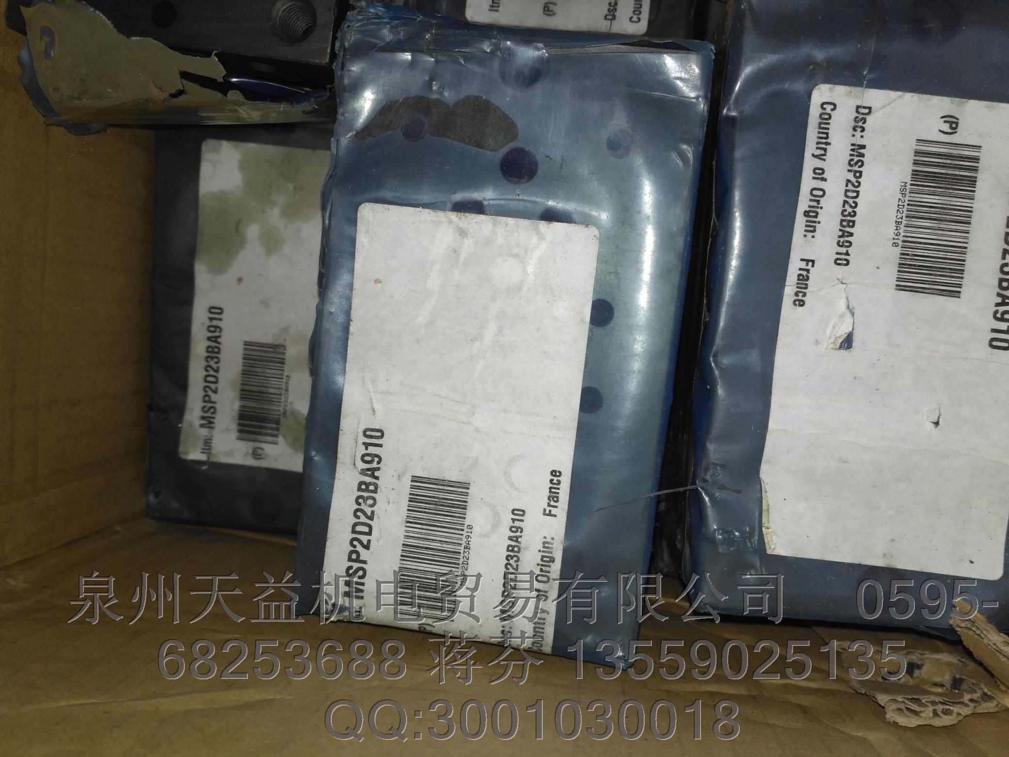 PARKER 派克   路油塊     MSP2D23BA910  現(xiàn)貨低價處理