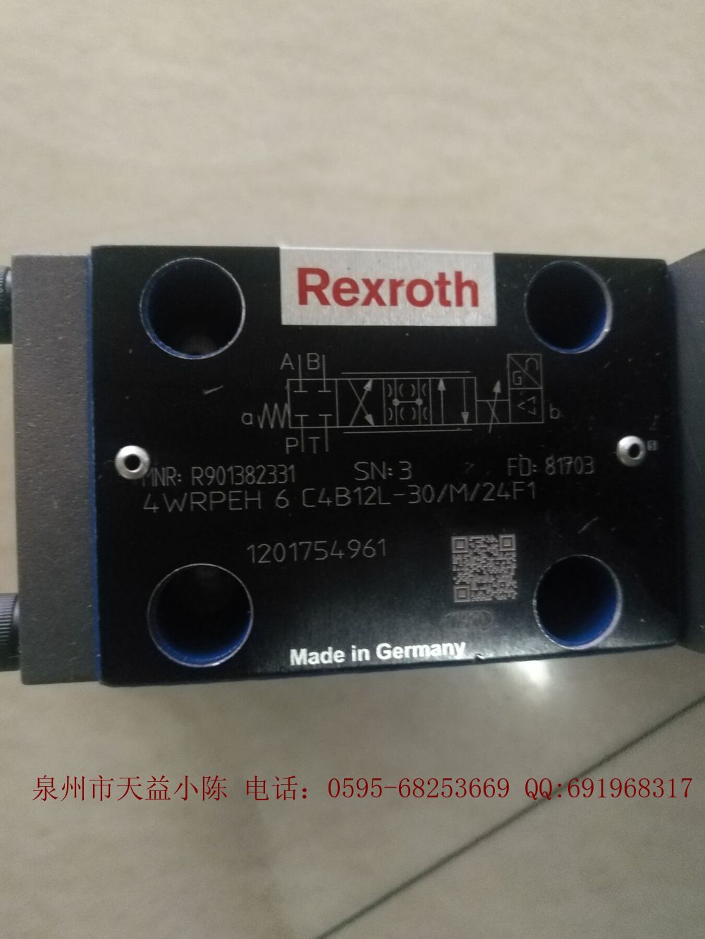 優(yōu)勢(shì)供應(yīng)力士樂(lè)REXROTH比例閥4WRPEH6C4B12L-3X/M24/F1  R901382331