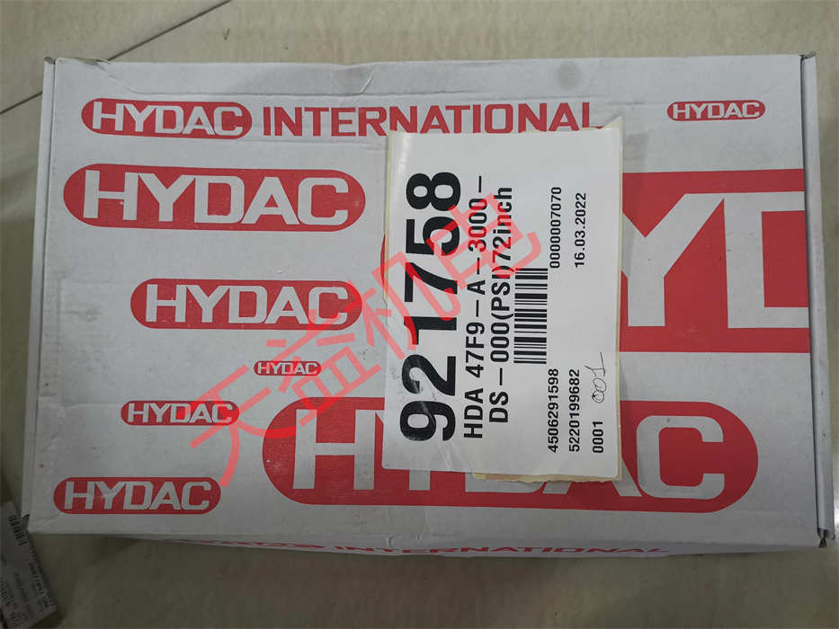 天益機電供應(yīng)HYDAC液壓產(chǎn)品  "HYDAC插頭" "OK-ELC0H 1.0 220-240V 1 S." "HDA47F9-A-3000-DS-000(PS1)72" 
